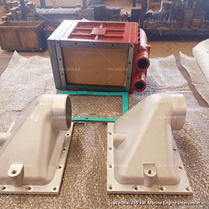 Weichai 250 kW Marine Engine Intercooler 1 Weichai 250 kW Marine Engine Intercooler 1