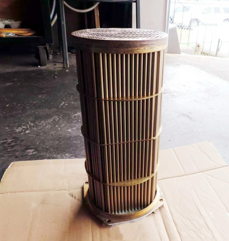 Fins-Tube Heat Exchanger In Air Compressor As Aftercooler Fins-Tube Heat Exchanger In Air Compressor As Aftercooler
