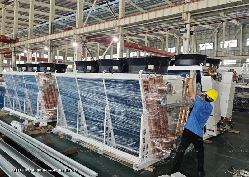 MTU 20 V 4000 Gas Engine HT LT Remote Radiators MTU 20 V 4000 Gas Engine HT LT Remote Radiators